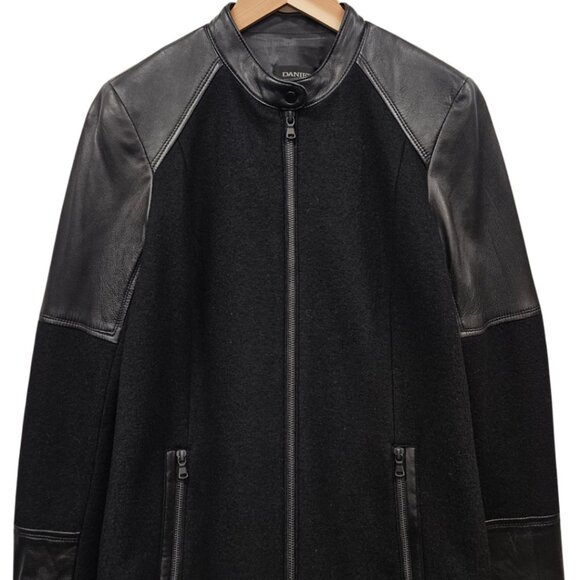 Danier Wool and Leather Jacket (Size: 3XS) - Picture 3 of 5